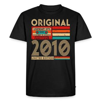 Succès Légendaires Originaux Le Meilleur De 2010 - T-shirt Premium bio Homme - noir - Devant - Nico (187cm)