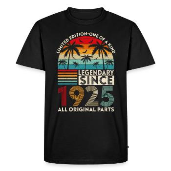 Légendaire Depuis 1925 Toutes Les Pièces D'origine - T-shirt Premium bio Homme - noir - Devant - Nico (187cm)