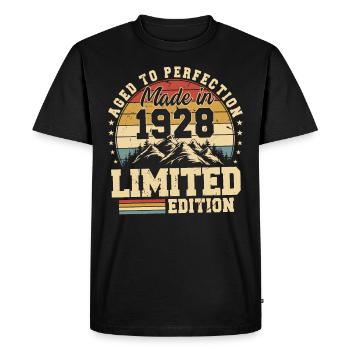 Unique En Son Genre Depuis 1928 - T-shirt Premium bio Homme - noir - Devant - Nico (187cm)
