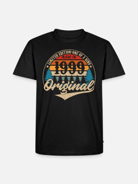 Made in 1999 Original - Men's Premium Organic T-Shirt - black