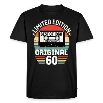 Édition Limitée Du Meilleur De L'original De 1960 - T-shirt Premium bio Homme - noir - Devant - Nico (187cm)