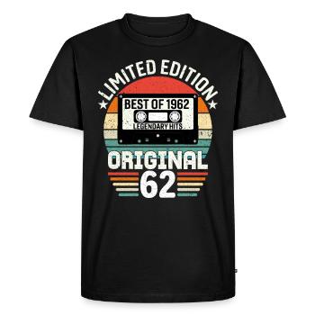 Édition Limitée Du Meilleur De L'original De 1962 - T-shirt Premium bio Homme - noir - Devant - Nico (187cm)