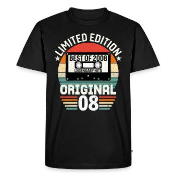 Édition Limitée Du Meilleur De L'original De 2008 - T-shirt Premium bio Homme - noir - Devant - Nico (187cm)