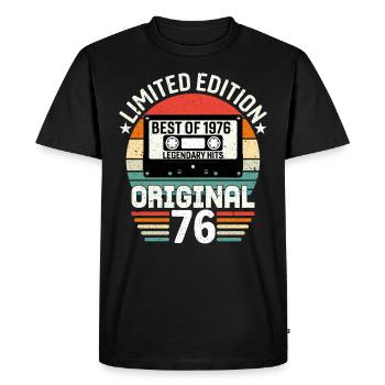 Édition Limitée Du Meilleur De L'original De 1976 - T-shirt Premium bio Homme - noir - Devant - Nico (187cm)