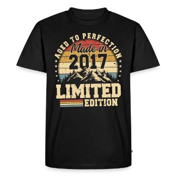 Unique En Son Genre Depuis 2017 - T-shirt Premium bio Homme - noir - Devant - Nico (187cm)
