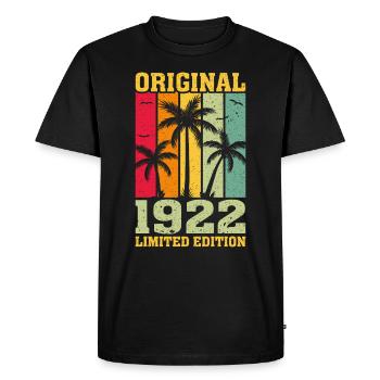 Édition Originale Limitée De 1922 - T-shirt Premium bio Homme - noir - Devant - Nico (187cm)