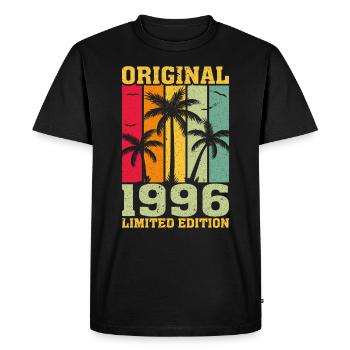 Édition Originale Limitée De 1996 - T-shirt Premium bio Homme - noir - Devant - Nico (187cm)