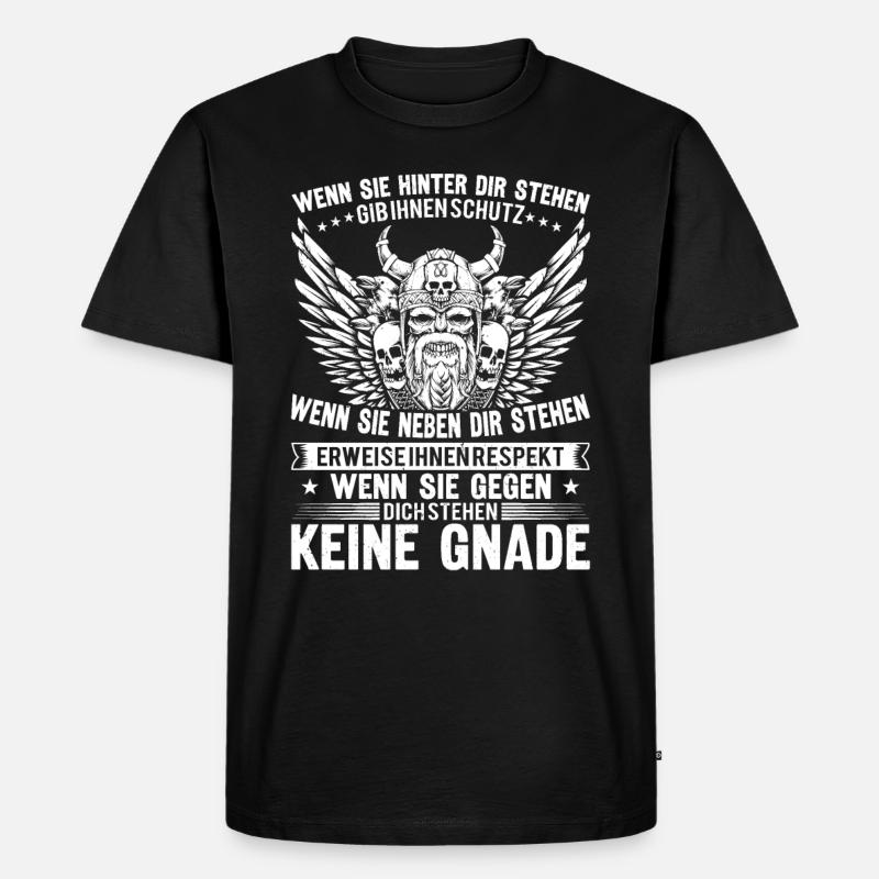 Wenn Sie Hinter Dir Stehen - Männer Premium Bio T-Shirt - Schwarz