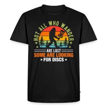 Funny Disc Golf Art pour Hommes Femmes Enfants Disc Golf - T-shirt Premium bio Homme - noir - Devant - Nico (187cm)