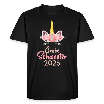 Große Schwester 2025 - T-shirt Premium bio Homme - noir - Devant - Nico (187cm)
