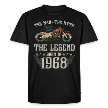 L'homme Le Mythe La Légende Né En 1968 Cadeau - T-shirt Premium bio Homme - noir - Devant - Nico (187cm)