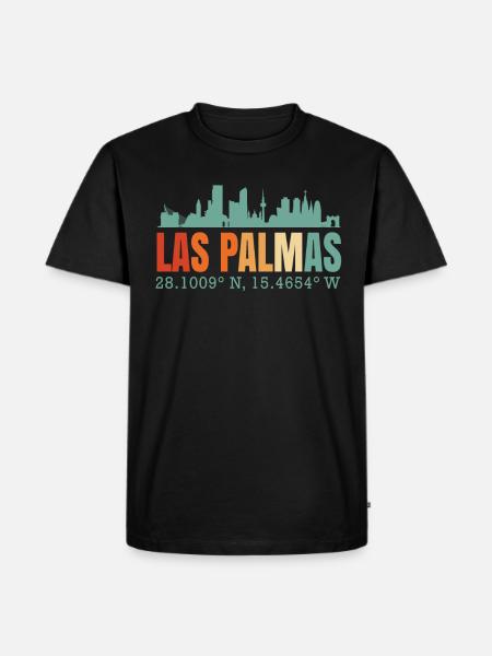 Las Palmas - Men's Premium Organic T-Shirt - black