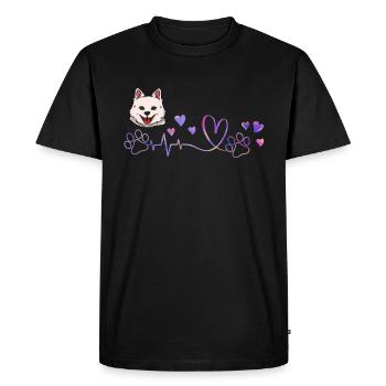 Esquimau d’Amérique - T-shirt Premium bio Homme - noir - Devant - Nico (187cm)