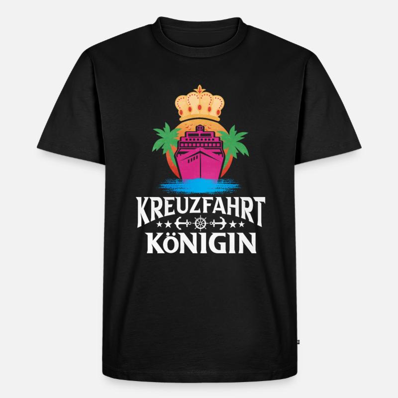 Kreuzfahrt - Männer Premium Bio T-Shirt - Schwarz