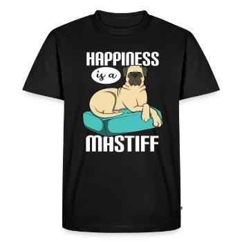 Mâtin - T-shirt Premium bio Homme - noir - Devant - Nico (187cm)