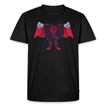 Vampire Costume - Men's Premium Organic T-Shirt - black - Front - Nico (187cm)
