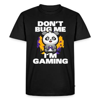 Gaming Gaming Computer Games Gift - Men's Premium Organic T-Shirt - black - Front - Nico (187cm)