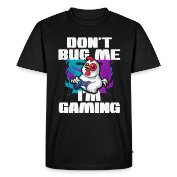 Gaming Gaming Computer Games Gift - Men's Premium Organic T-Shirt - black - Front - Nico (187cm)