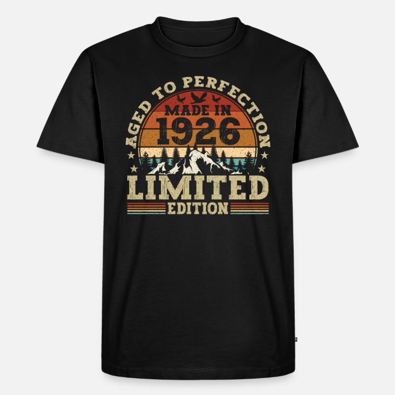 Legendär seit 1926 - Männer Premium Bio T-Shirt - Schwarz