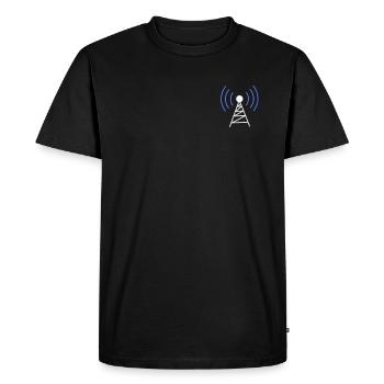 Ham Radio Amateur Radio Funker Gift - Men's Premium Organic T-Shirt - black - Front - Nico (187cm)