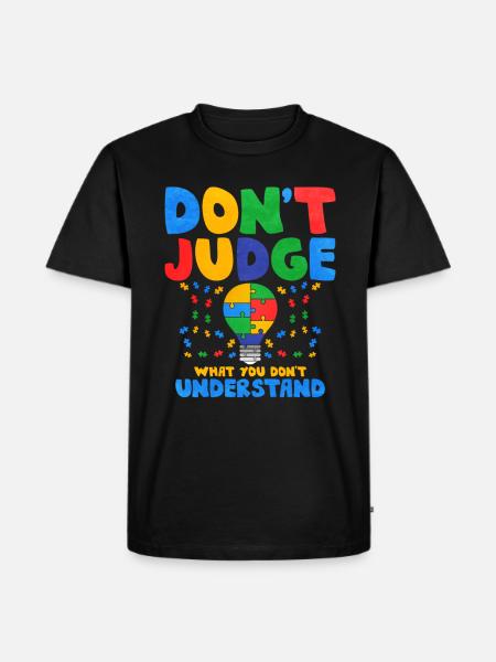 Autism Autism Gift - Men's Premium Organic T-Shirt - black