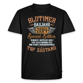 Oldtimer 2014 - T-shirt Premium bio Homme - noir - Devant - Nico (187cm)