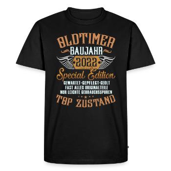 Oldtimer im Ruhestand 2022 Rentner Oldtimer - T-shirt Premium bio Homme - noir - Devant - Nico (187cm)