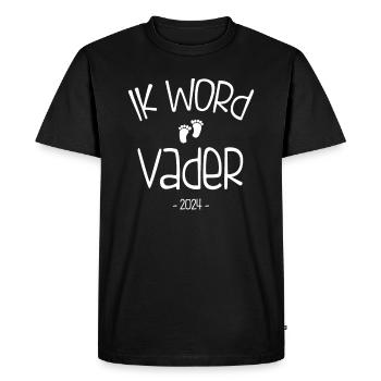 Wordt Vader In 2024 - T-shirt Premium bio Homme - noir - Devant - Nico (187cm)