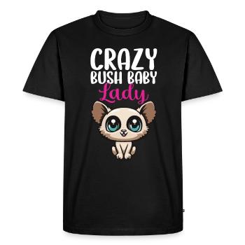 Galago - Men's Premium Organic T-Shirt - black - Front - Nico (187cm)