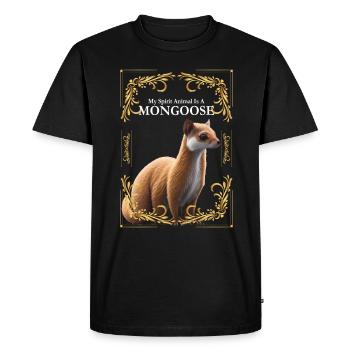 Mongooses Mongooses Meerkats - Men's Premium Organic T-Shirt - black - Front - Nico (187cm)