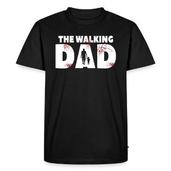 Humorous gift for Father's Day - Men's Premium Organic T-Shirt - black - Front - Nico (187cm)