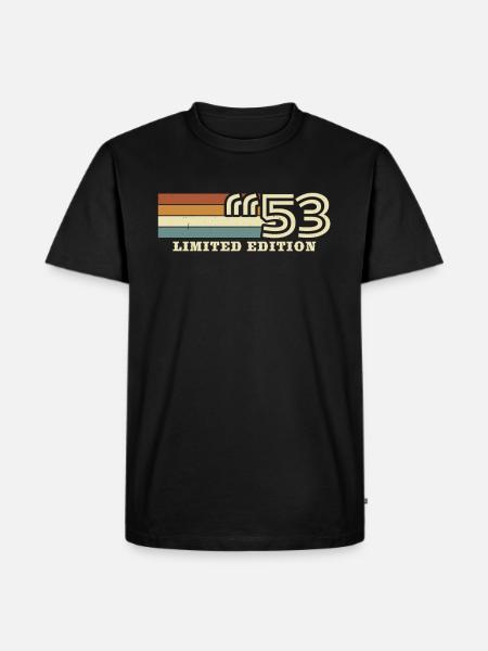 Anniversary 1953 Limited Edition - Men's Premium Organic T-Shirt - black