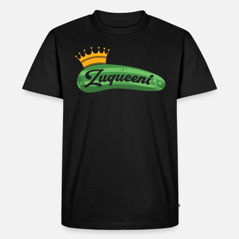 Zucchini - Männer Premium Bio T-Shirt - Schwarz