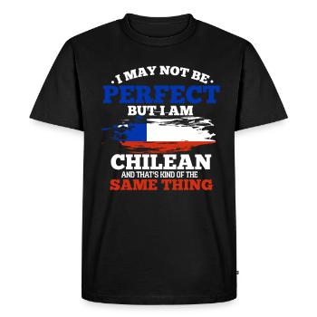 Chili - T-shirt Premium bio Homme - noir - Devant - Nico (187cm)