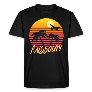 Missouri - T-shirt Premium bio Homme - noir - Devant - Nico (187cm)