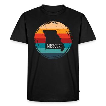 Missouri - T-shirt Premium bio Homme - noir - Devant - Nico (187cm)