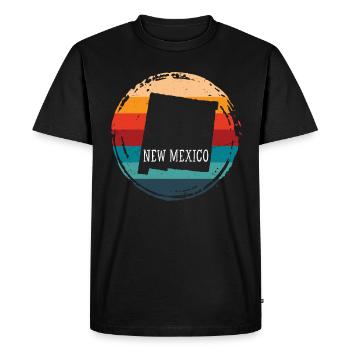 Nouveau-Mexique - T-shirt Premium bio Homme - noir - Devant - Nico (187cm)