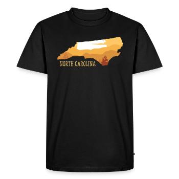 Caroline du Nord - T-shirt Premium bio Homme - noir - Devant - Nico (187cm)
