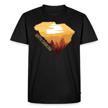 South Carolina - Men's Premium Organic T-Shirt - black - Front - Nico (187cm)