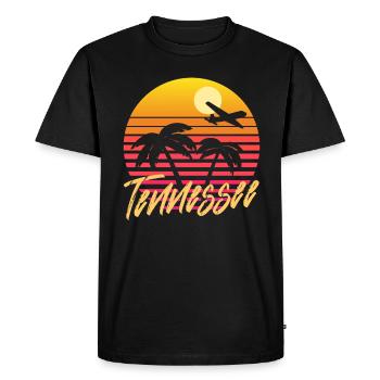 Tennessee - T-shirt Premium bio Homme - noir - Devant - Nico (187cm)