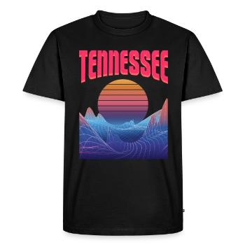 Tennessee - T-shirt Premium bio Homme - noir - Devant - Nico (187cm)