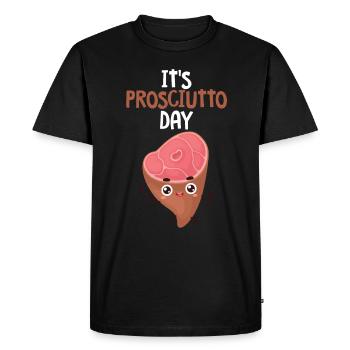 Jambon - T-shirt Premium bio Homme - noir - Devant - Nico (187cm)
