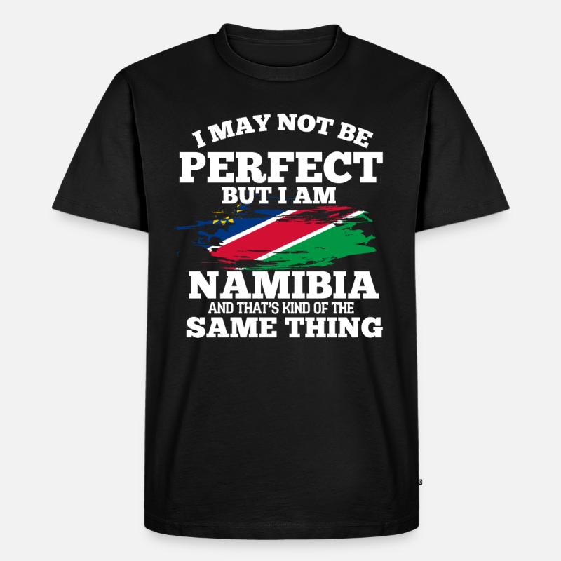 Namibia - Männer Premium Bio T-Shirt - Schwarz