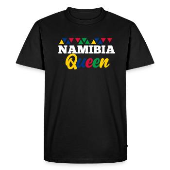 Namibie - T-shirt Premium bio Homme - noir - Devant - Nico (187cm)