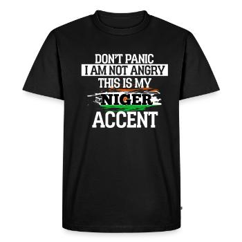 Niger - T-shirt Premium bio Homme - noir - Devant - Nico (187cm)