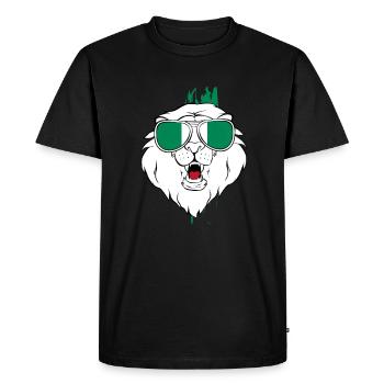Nigéria - T-shirt Premium bio Homme - noir - Devant - Nico (187cm)