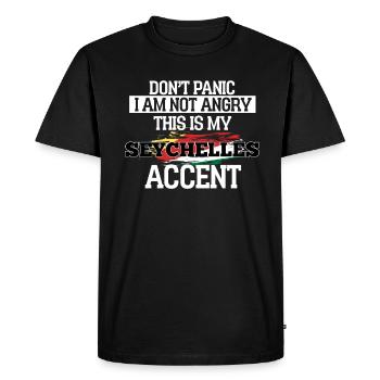 Seychelles - T-shirt Premium bio Homme - noir - Devant - Nico (187cm)