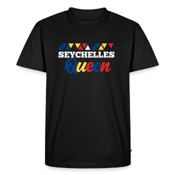 Seychelles - T-shirt Premium bio Homme - noir - Devant - Nico (187cm)