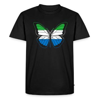 Sierra Leone - T-shirt Premium bio Homme - noir - Devant - Nico (187cm)