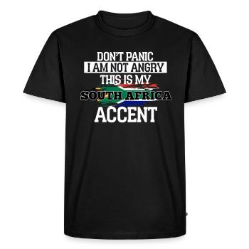Afrique du Sud - T-shirt Premium bio Homme - noir - Devant - Nico (187cm)